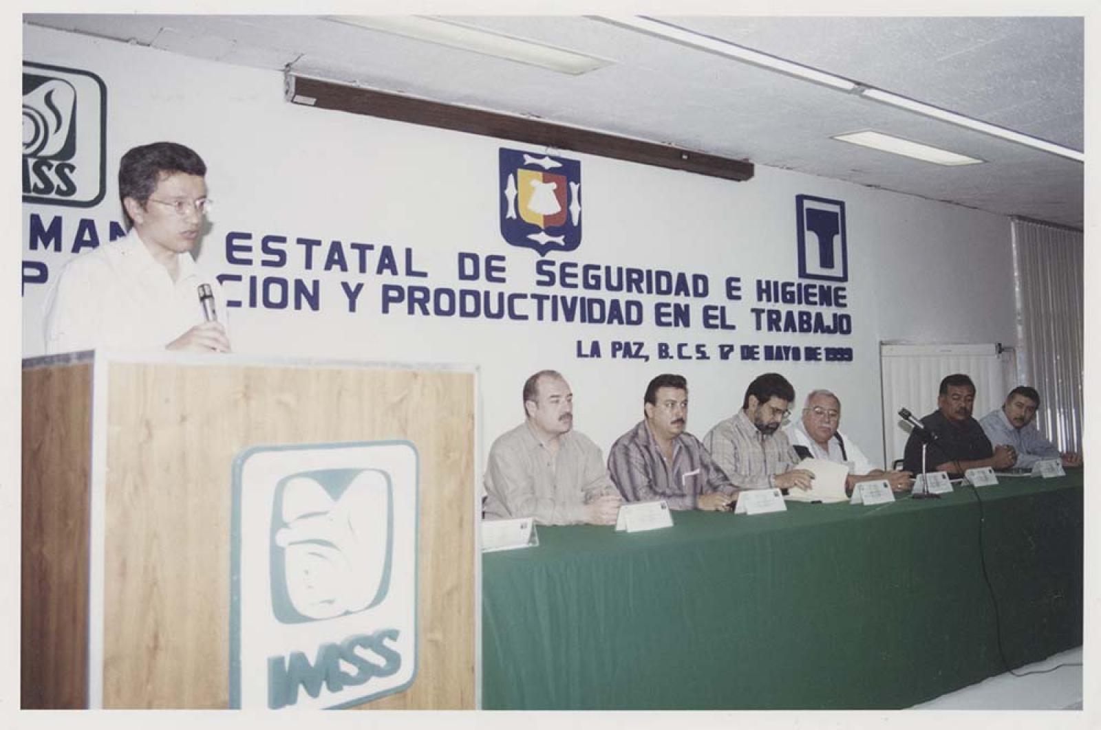Evento del IMSS por la “Semana Estatal de Seguridad e Higiene, Participación y Seguridad en el Trabajo”.
