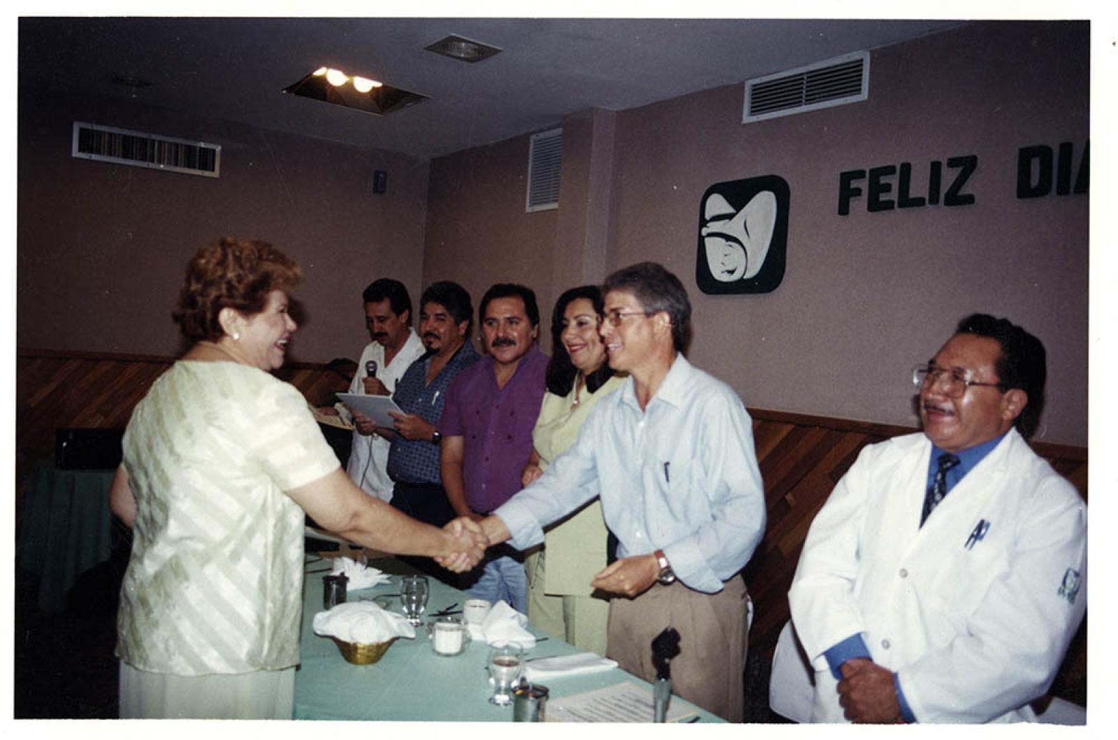 Evento del Instituto mexicano del Seguro Social.