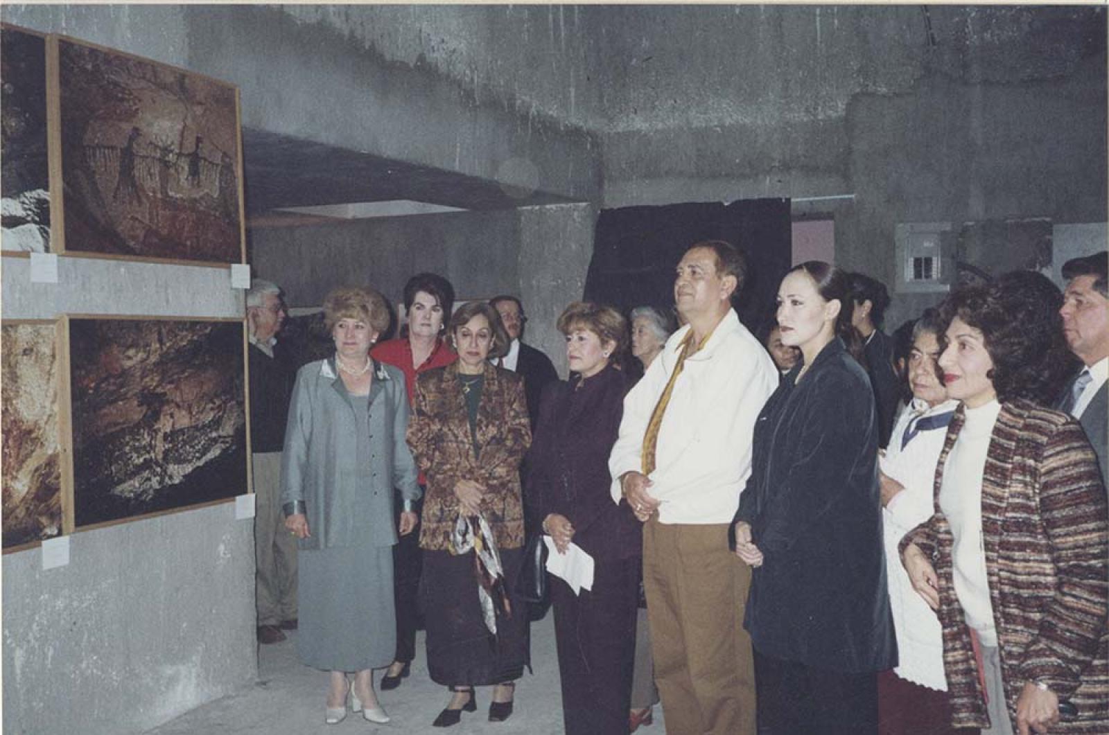 Exposición de pinturas rupestres.