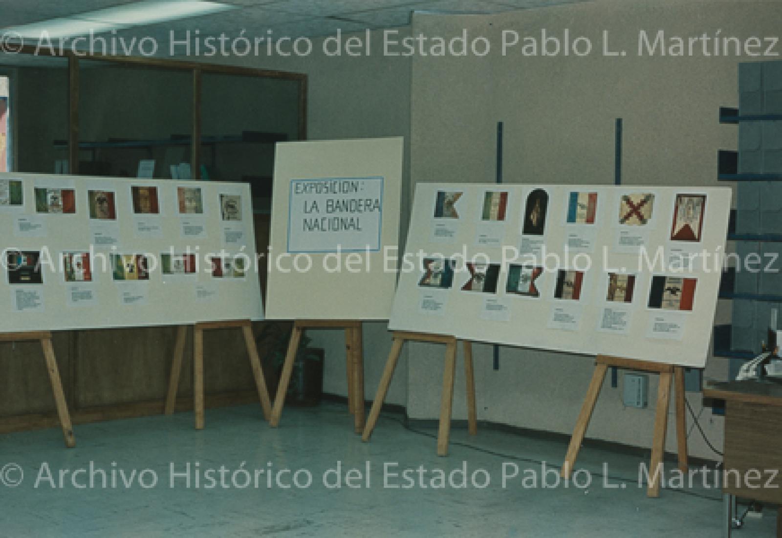 Exposición La Bandera Nacional, en el Archivo Histórico Pablo L. Martínez.