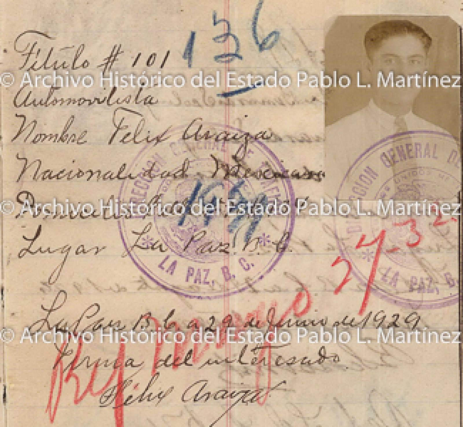 "Félix Araiza", retrato.