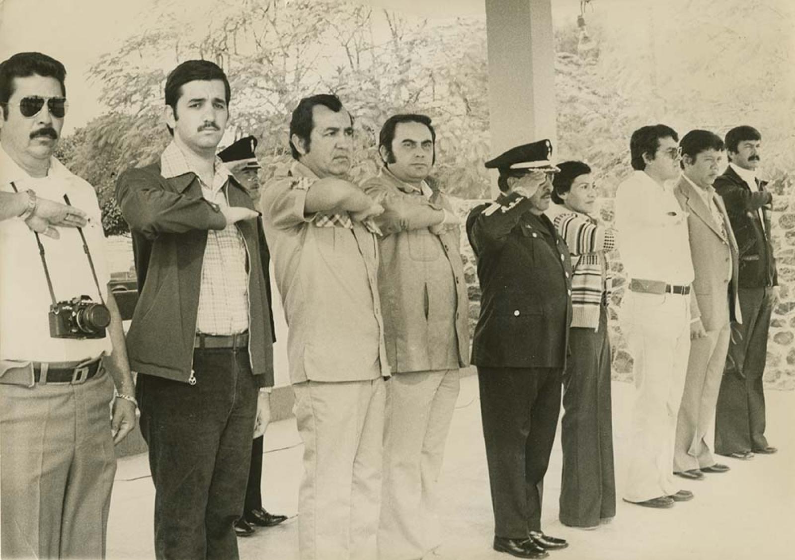 Fernando Rafful Miguel en homenaje.