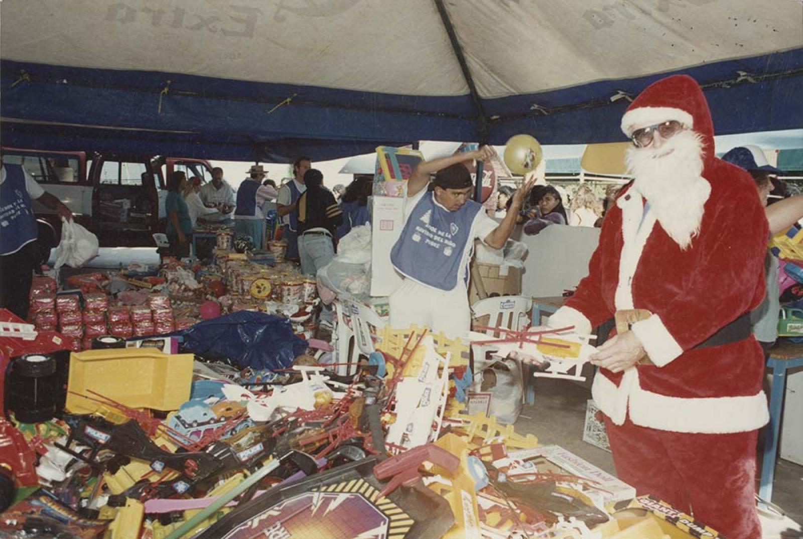 Festejo de Navidad.
