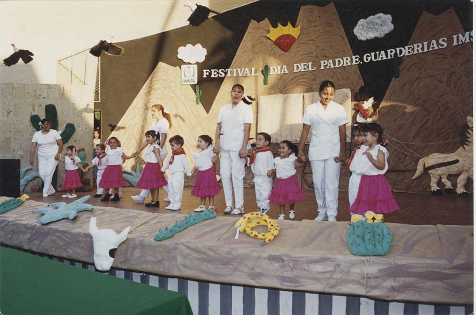 Festival día del padre, guardería IMSS.