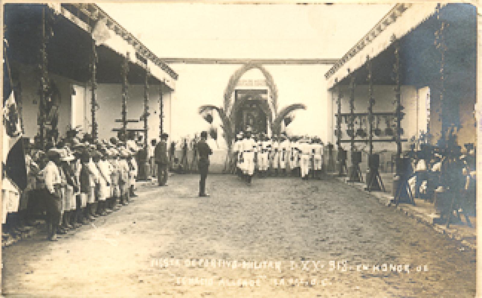 Fiesta Deportivo-Militar en honor de Ignacio Allende.