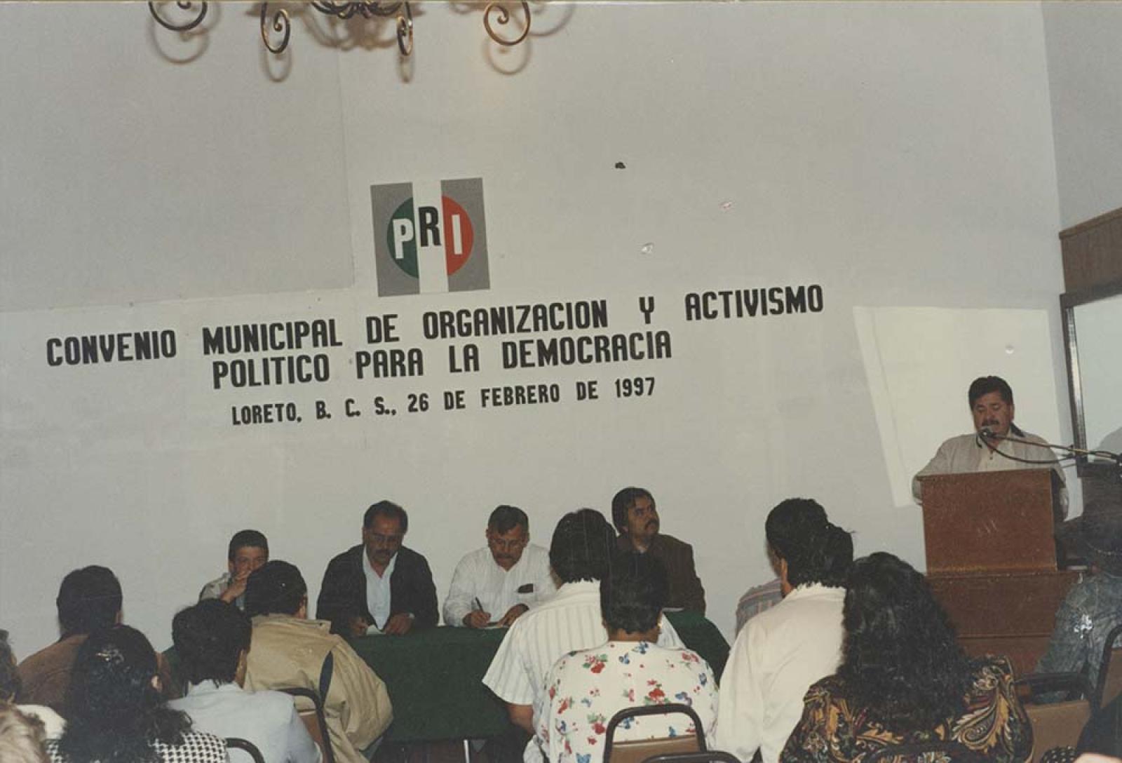 “Firma del Convenio Municipal de la Organización y Activismo Publico”.