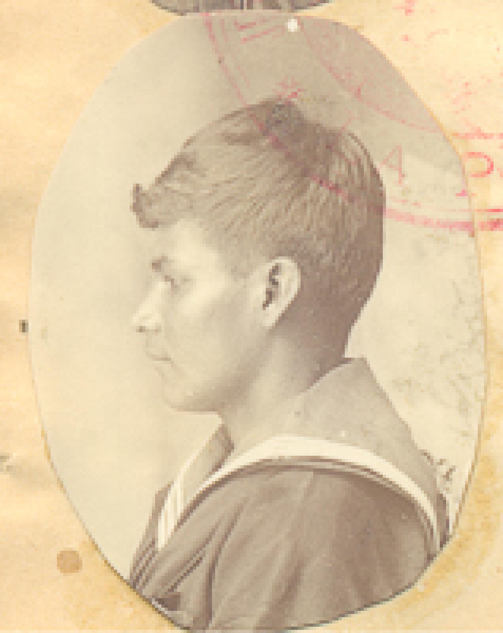Florentino Martínez de perfil.