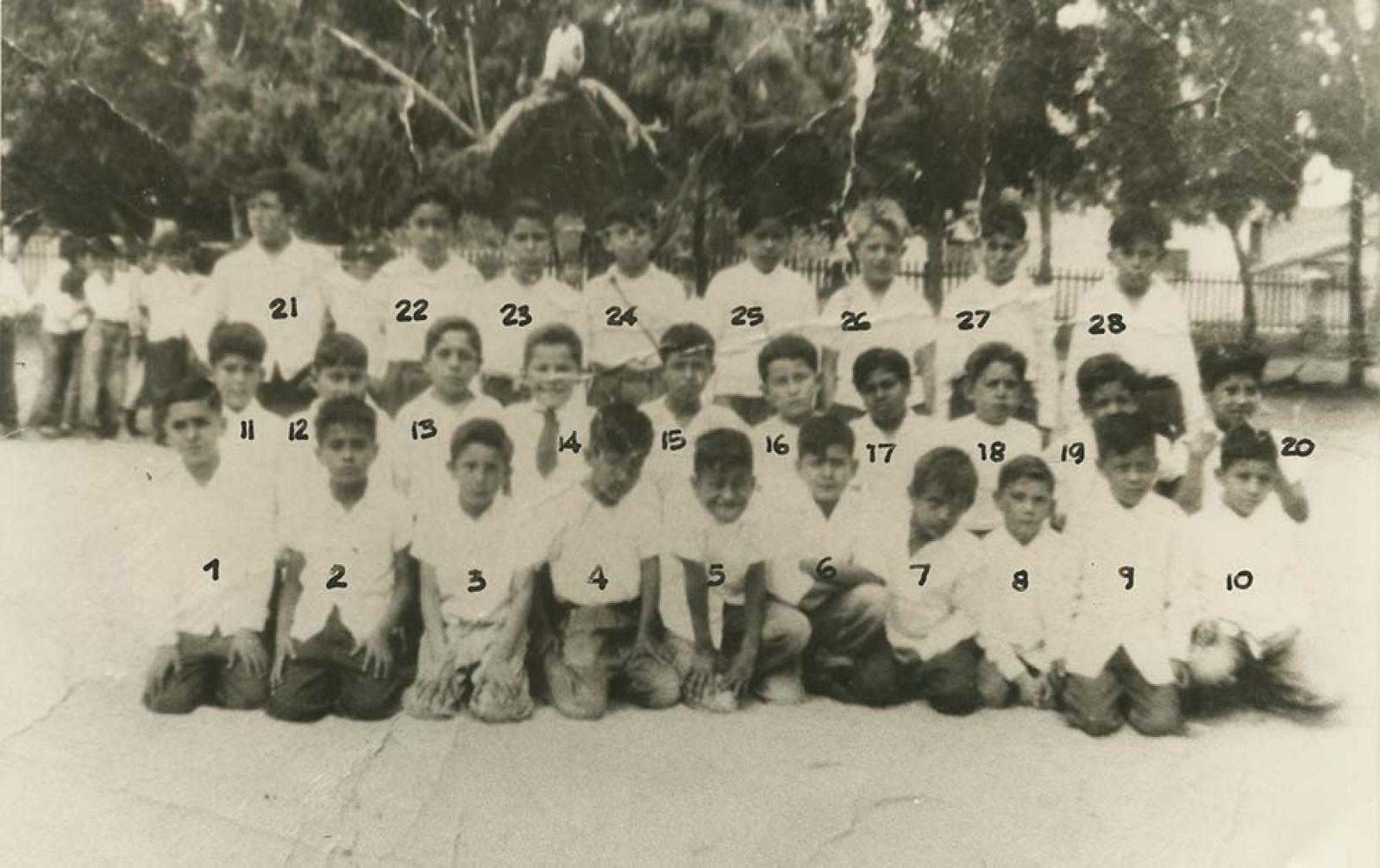 Fotografía de recuerdo, niños.
