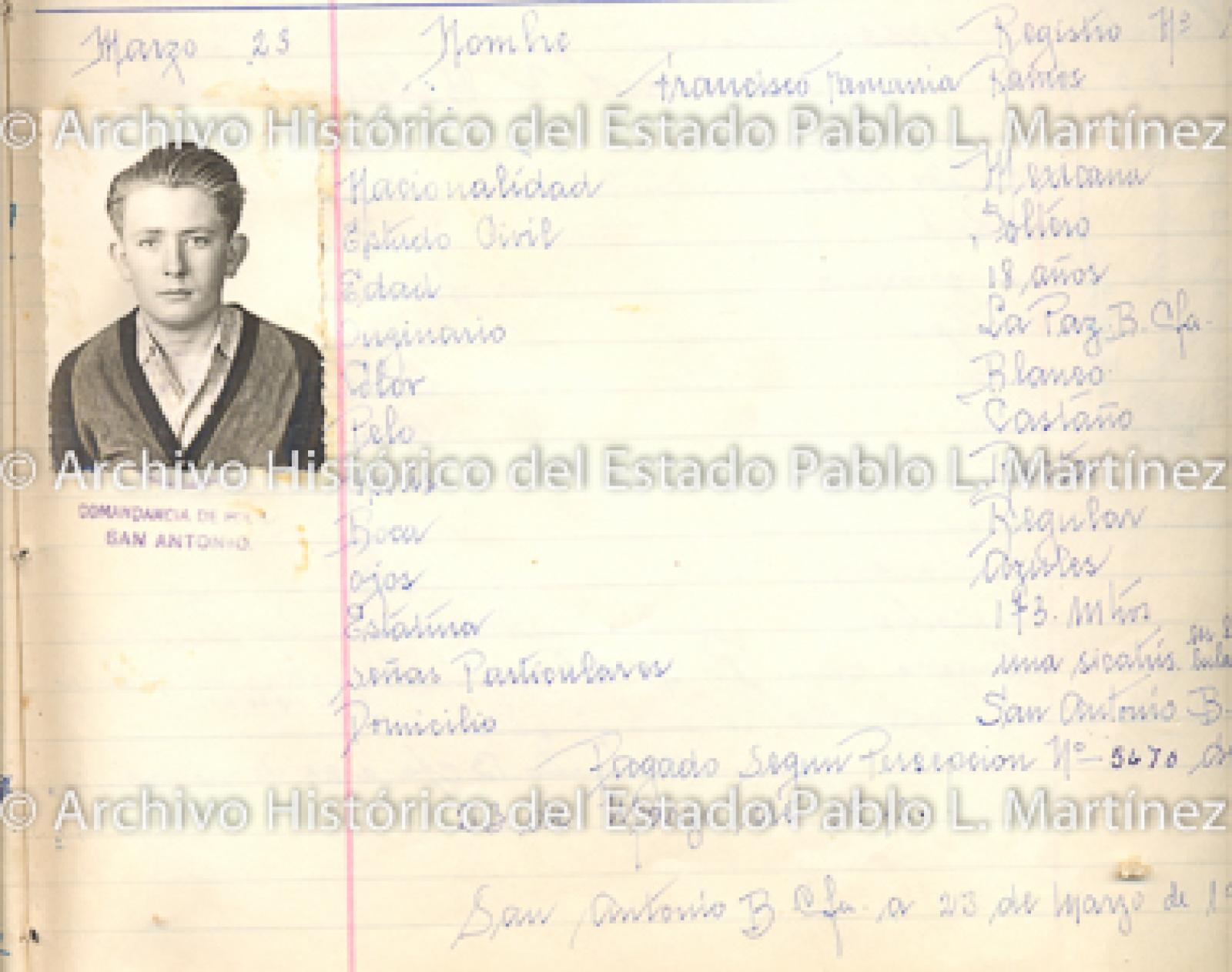 "Francisco Famania Ramos" retrato.