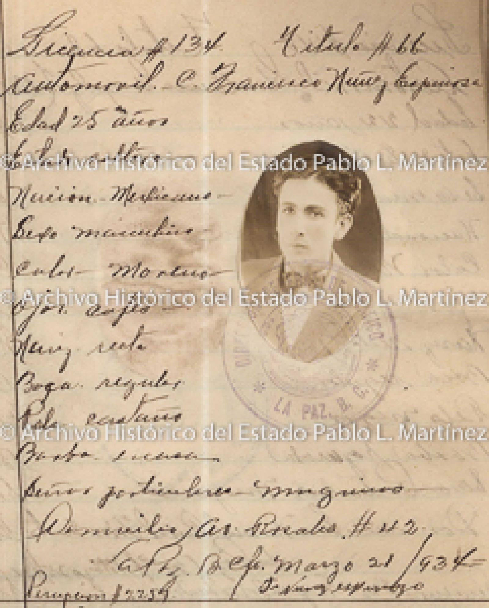 "Francisco Núñez Espinoza", retrato.