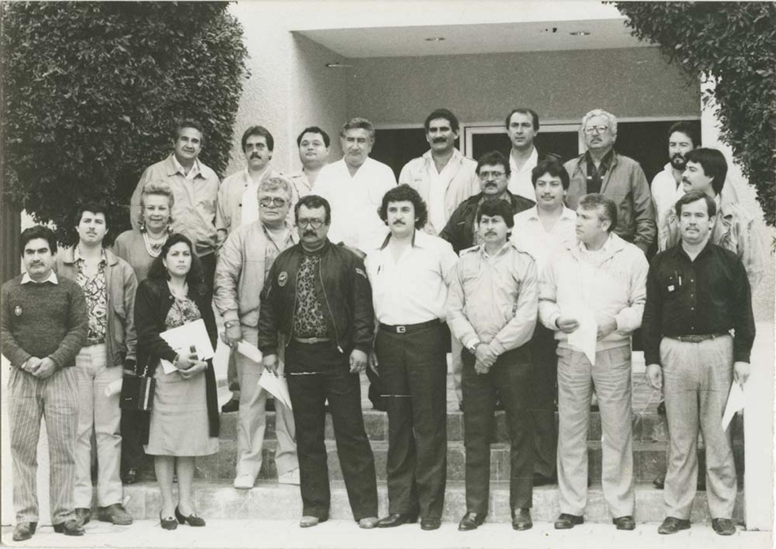 Funcionarios públicos, retrato.
