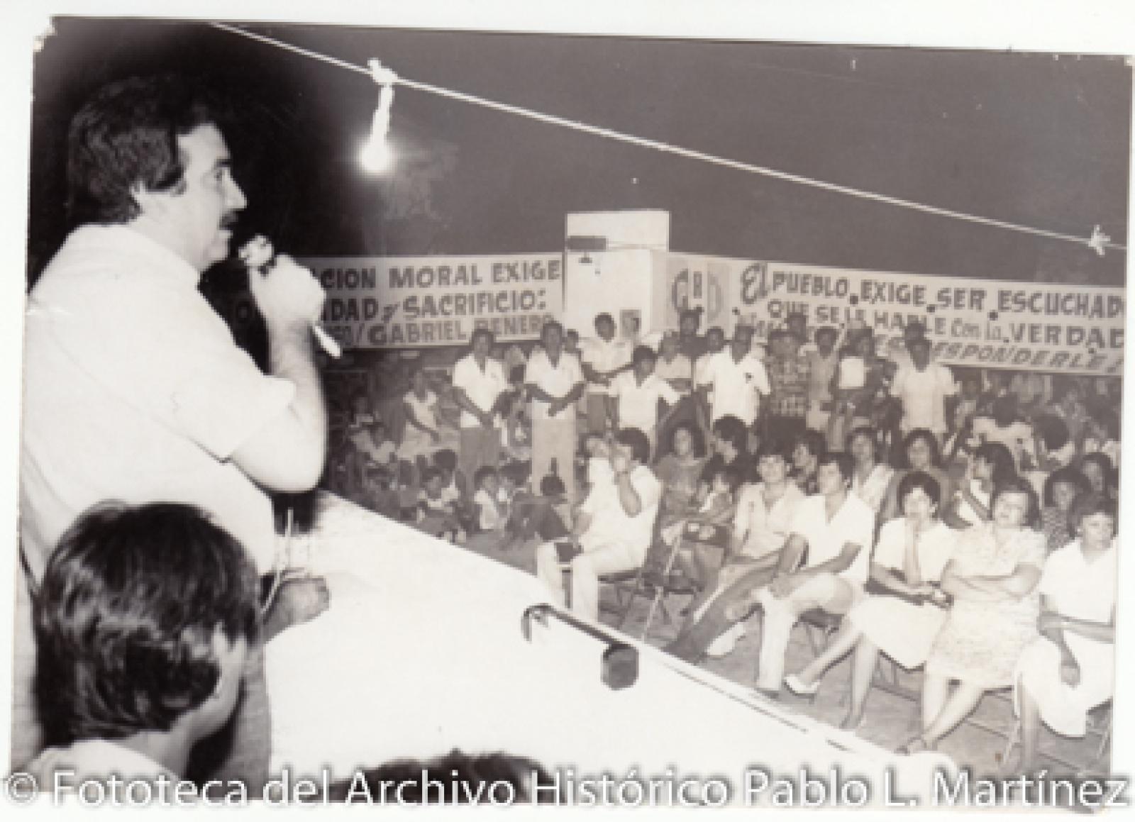 Gabriel Renero, en San Isidro, Baja California Sur.