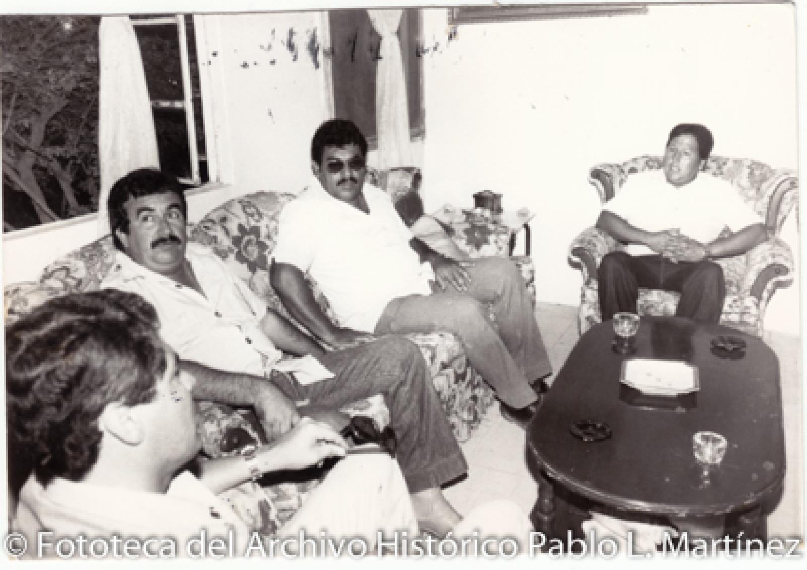 “Gabriel Renero, en “visita domiciliaria.”