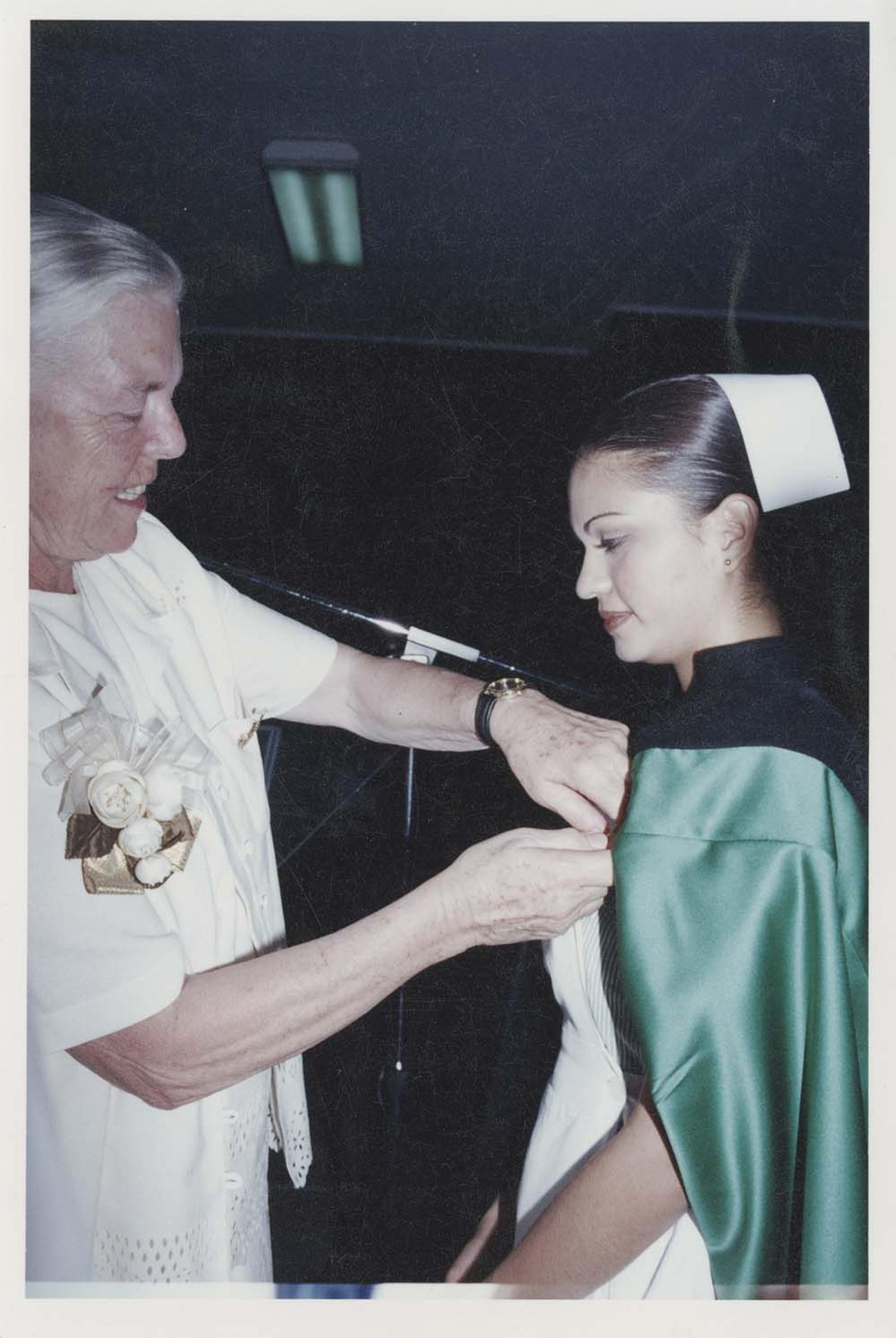 Graduación de enfermera.