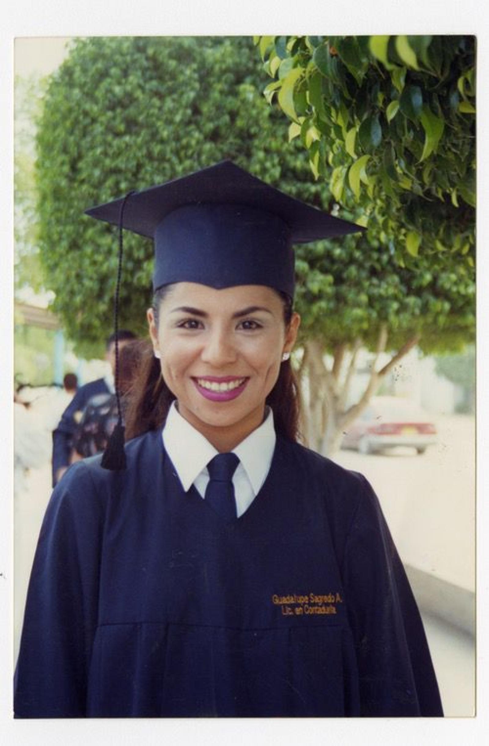 Guadalupe Sagredo Araiza, retrato.