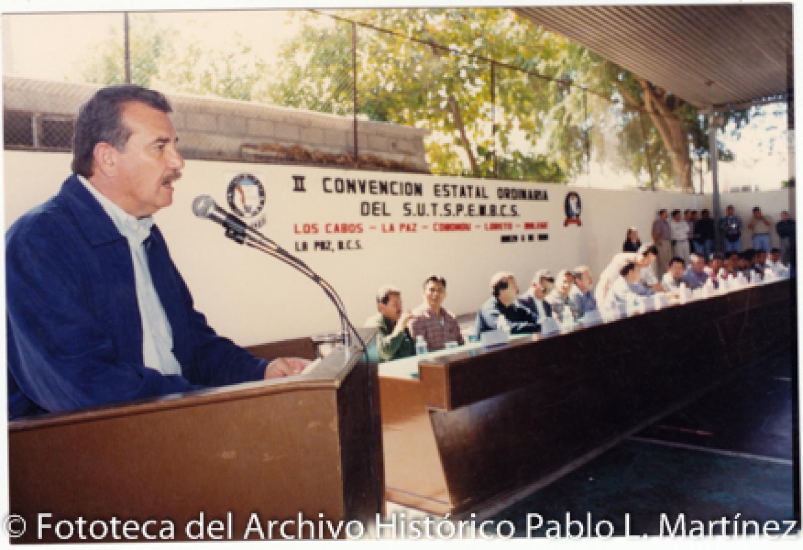 Guillermo Mercado. Discurso en convención.