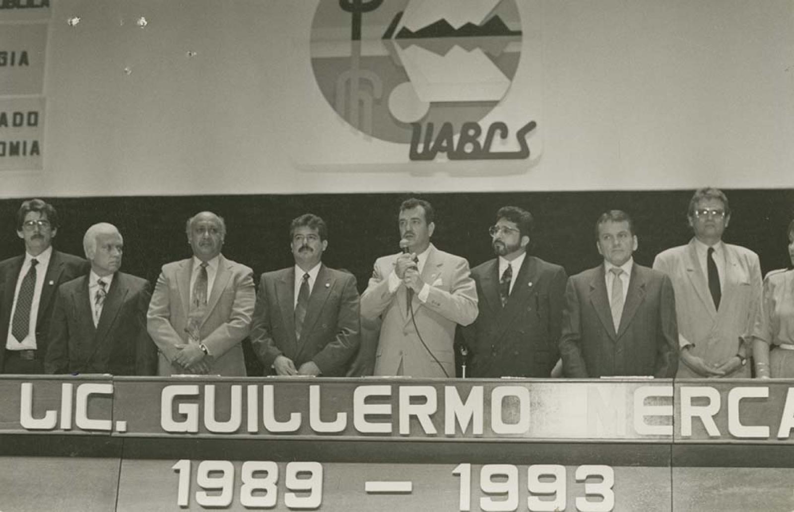 Guillermo Mercado Romero en Acto público.