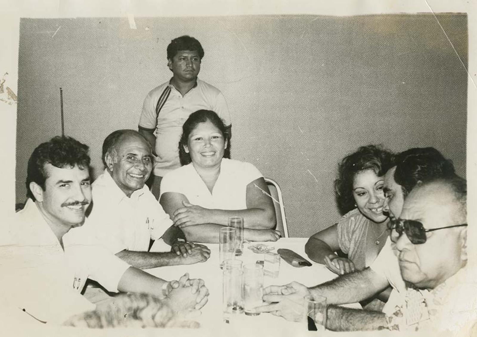 Guillermo Mercado Romero en convivio.