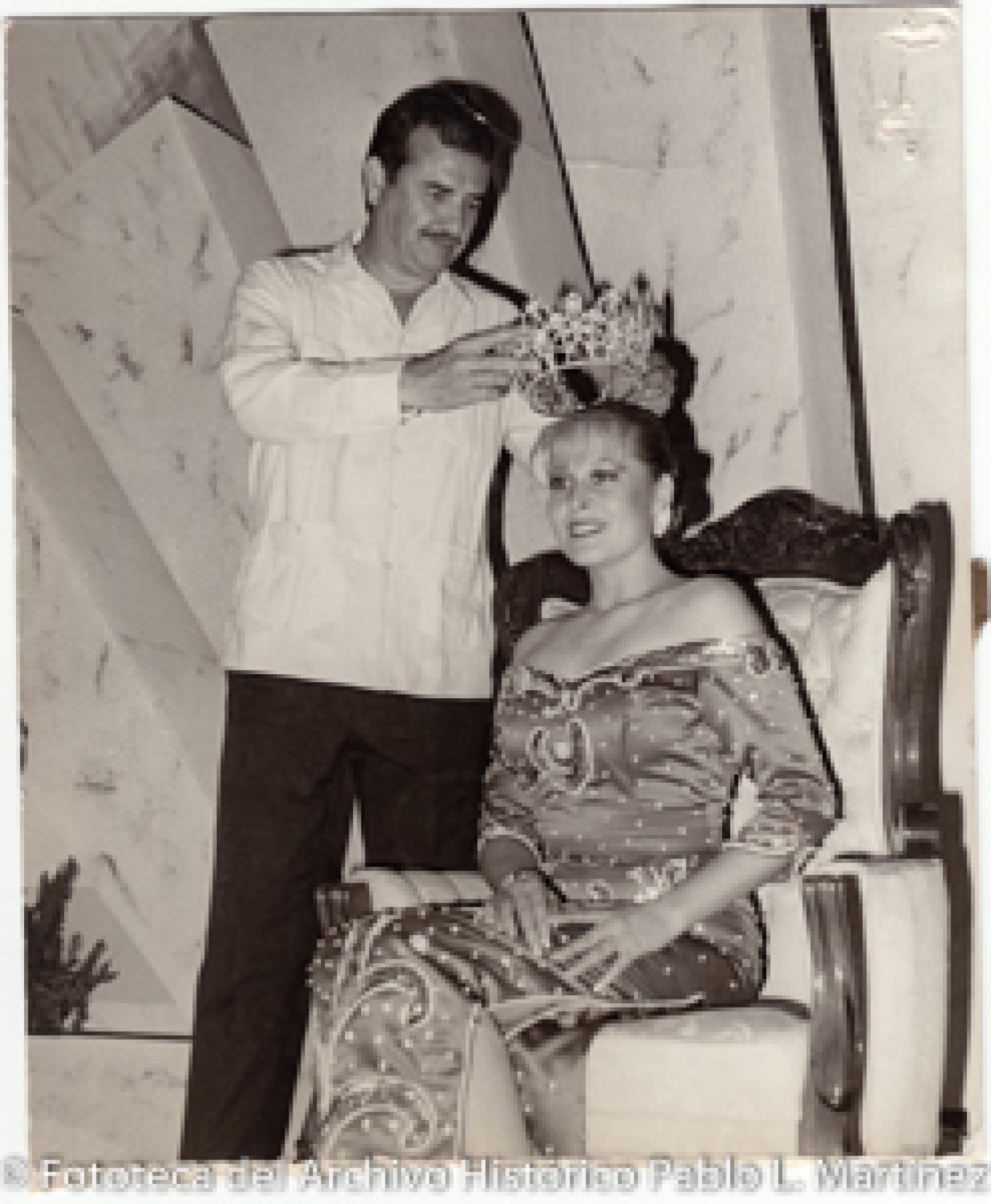 Guillermo Mercado Romero en coronación.