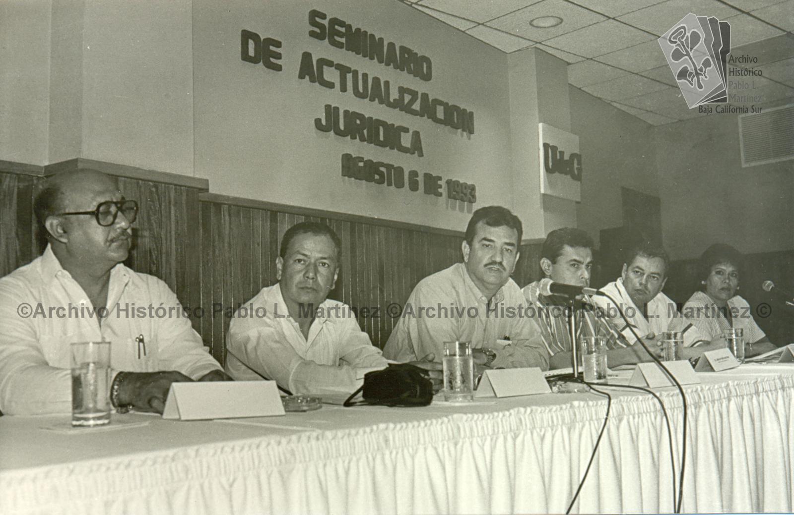 Guillermo Mercado Romero en Seminario de Actualización Jurídica.