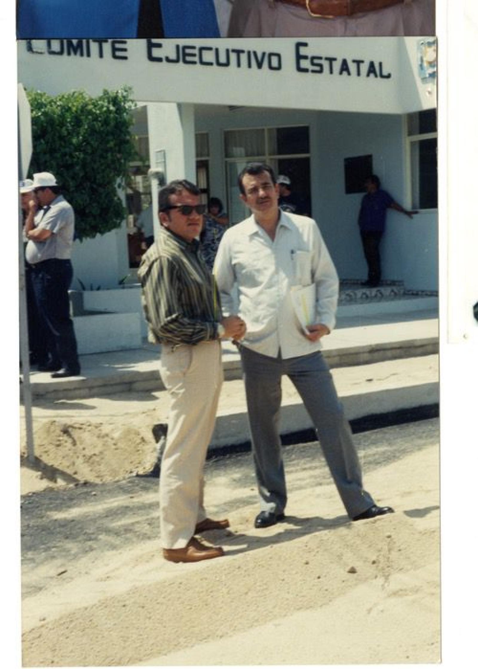 Guillermo Mercado y acompañante.
