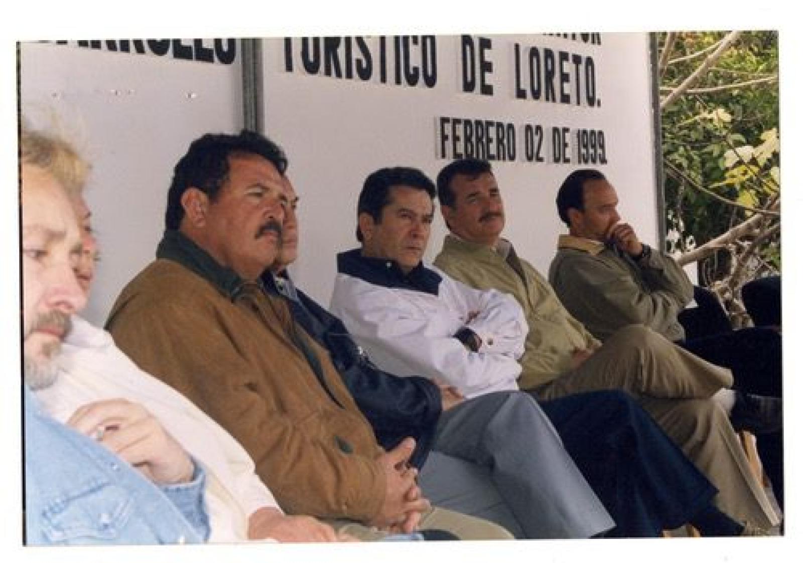 Guillermo mercado y acompañantes en actividades de desarrollo turístico.