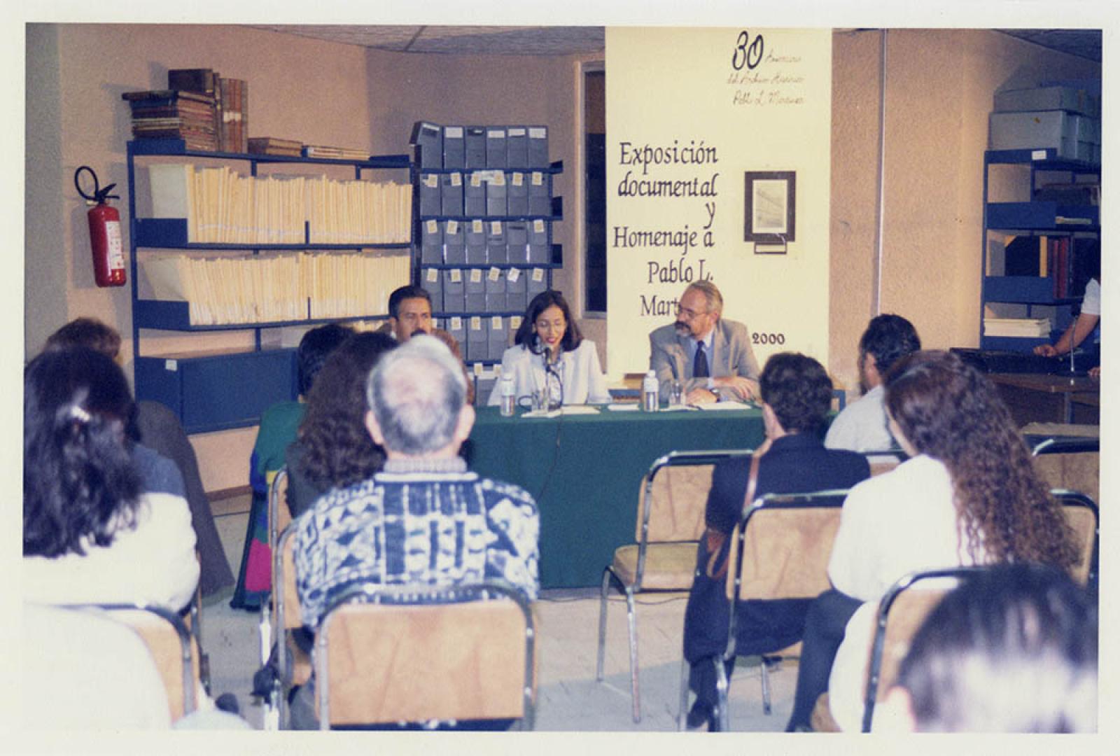 Hilda Silva y acompañantes en evento homenaje a Pablo L. Martínez.