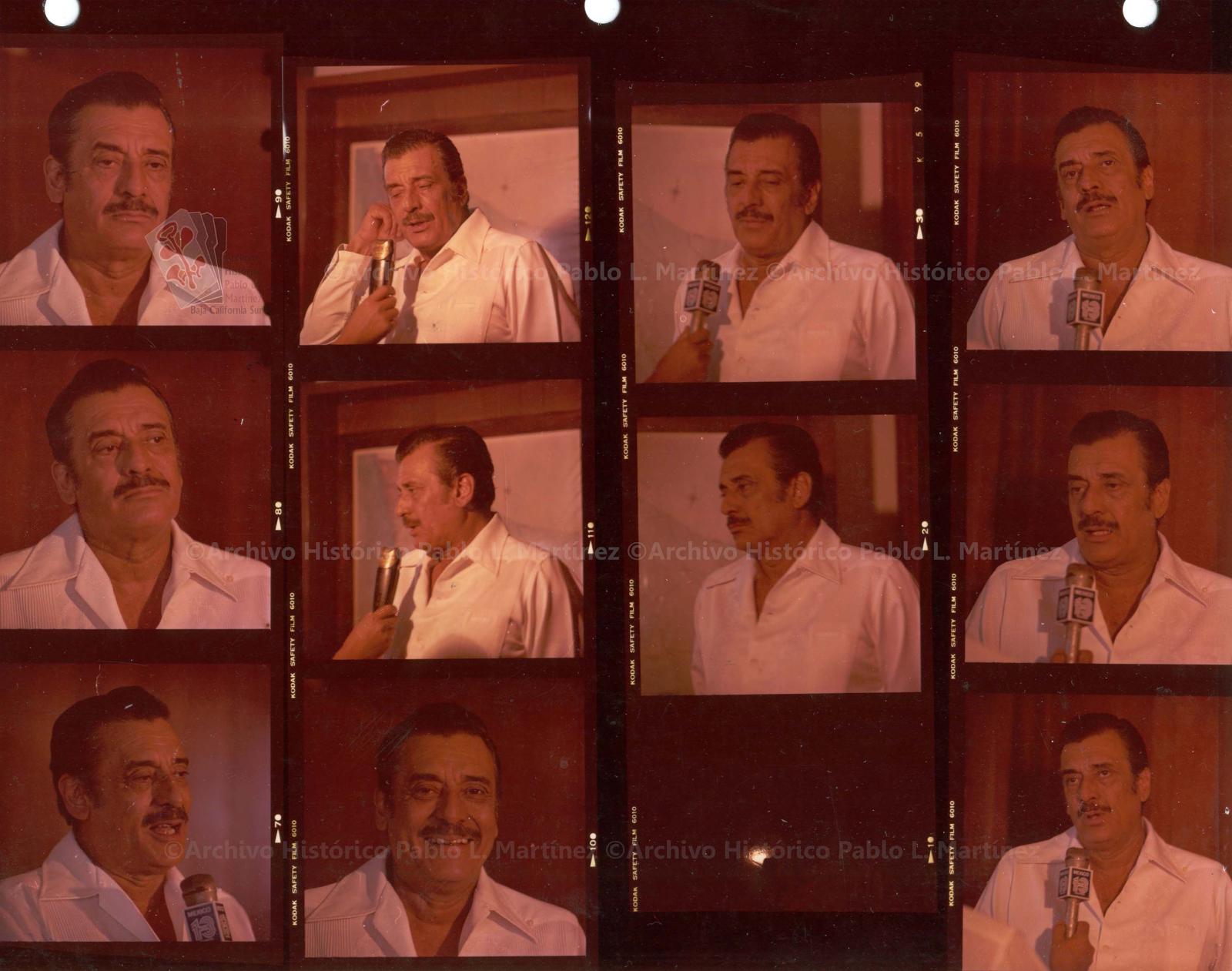 Hoja de contacto con 11 imágenes de Alberto Andrés Alvarado Arámburo.