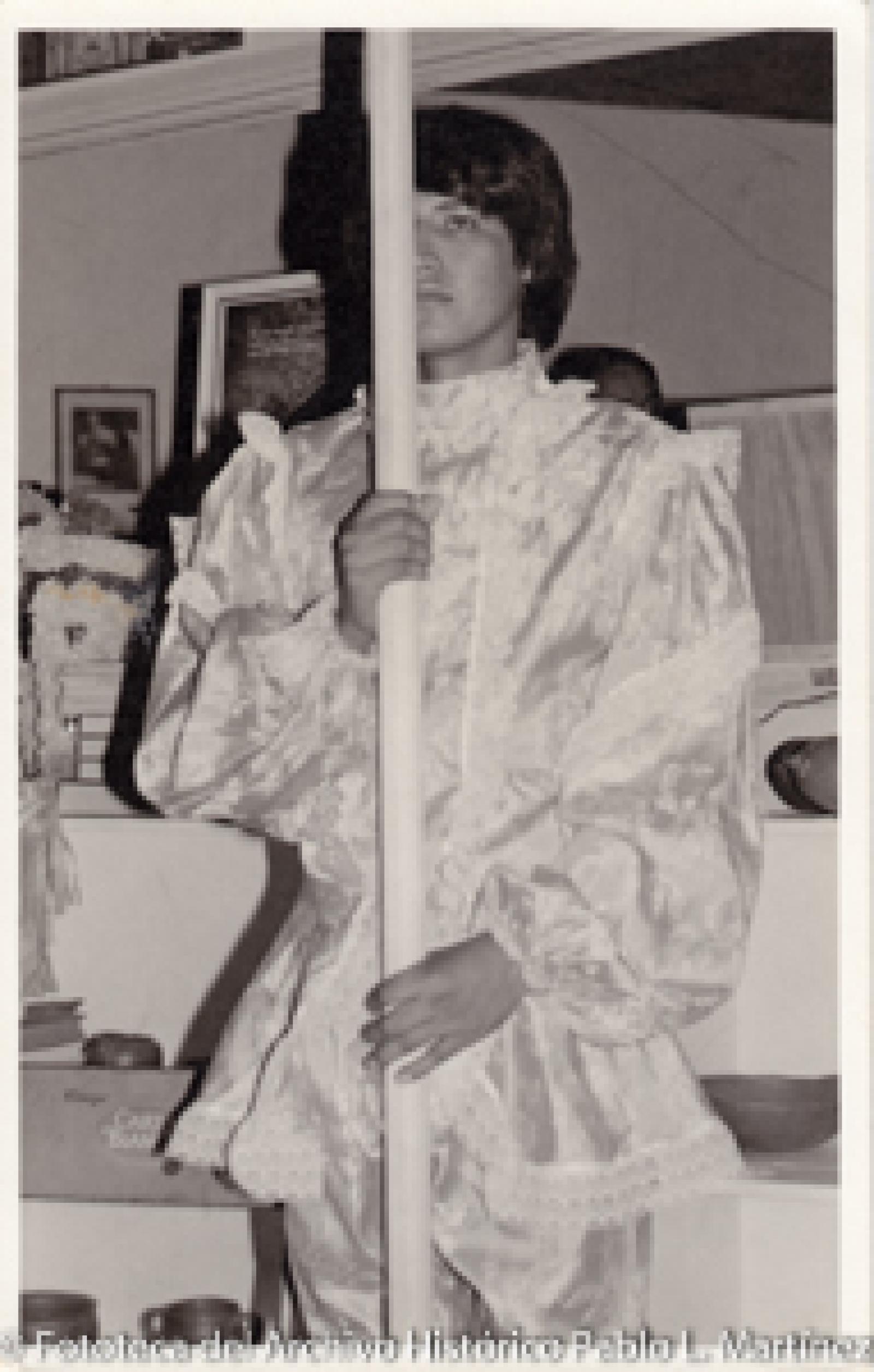 Hombre con vestuario teatral