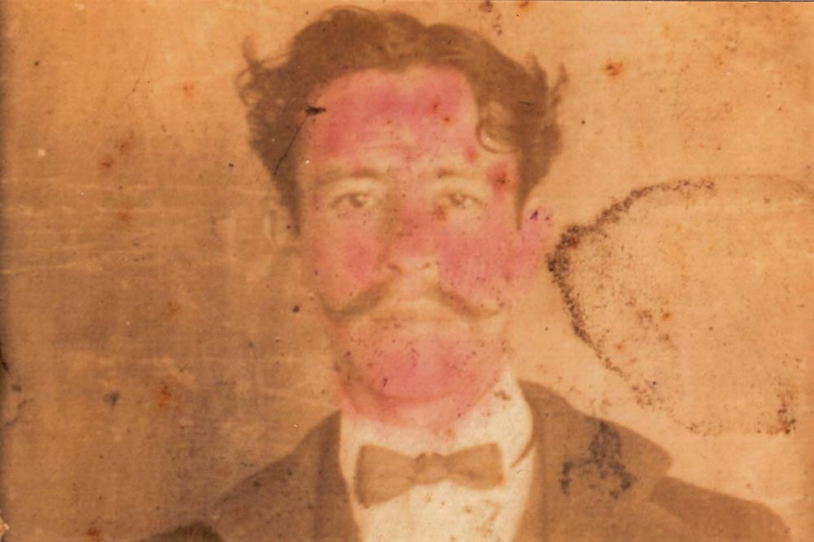 Hombre, retrato.