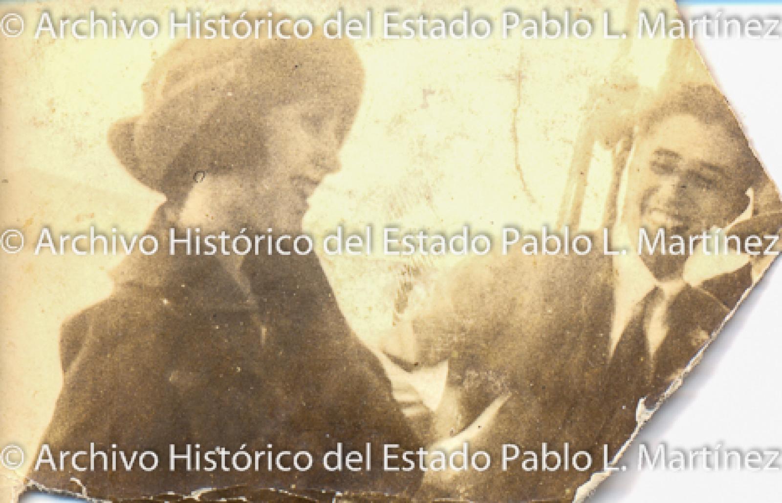 Hombre y mujer, retrato.
