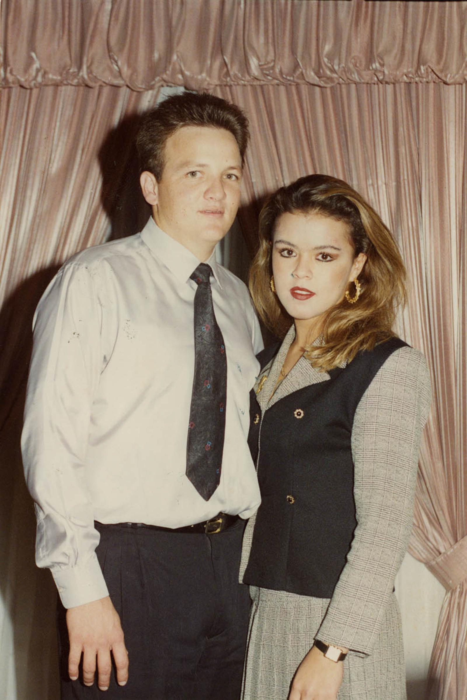 Hombre y mujer, retrato.