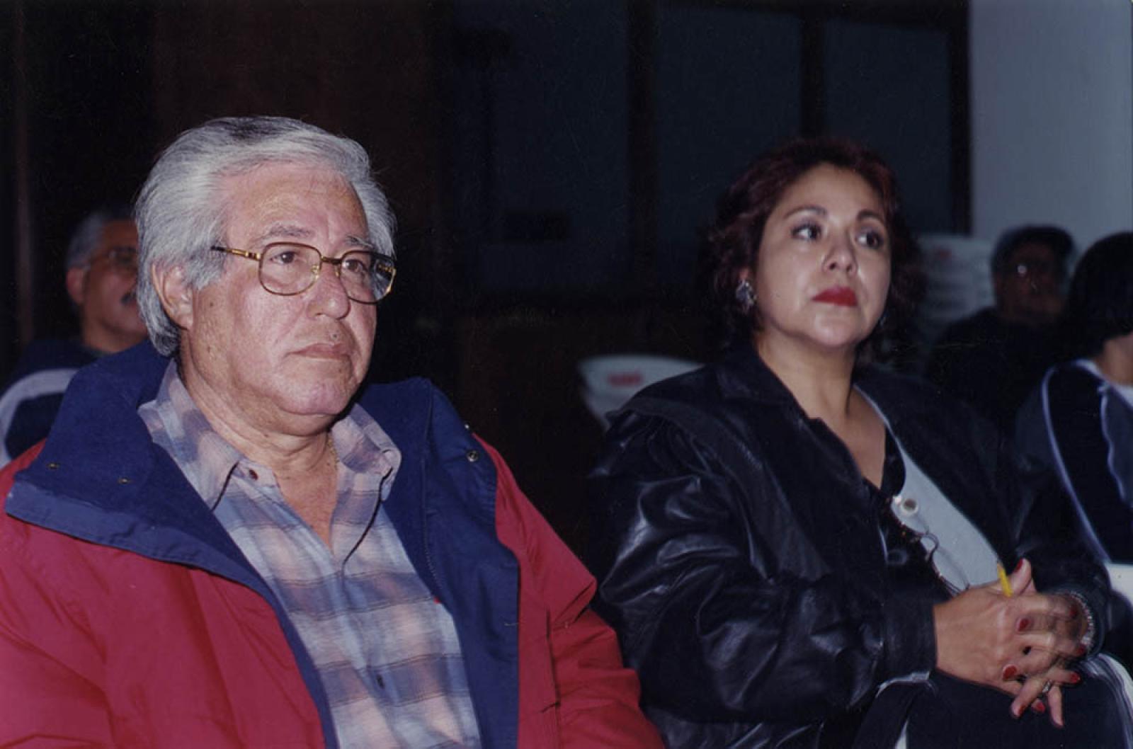 Hombre y mujer, retrato.