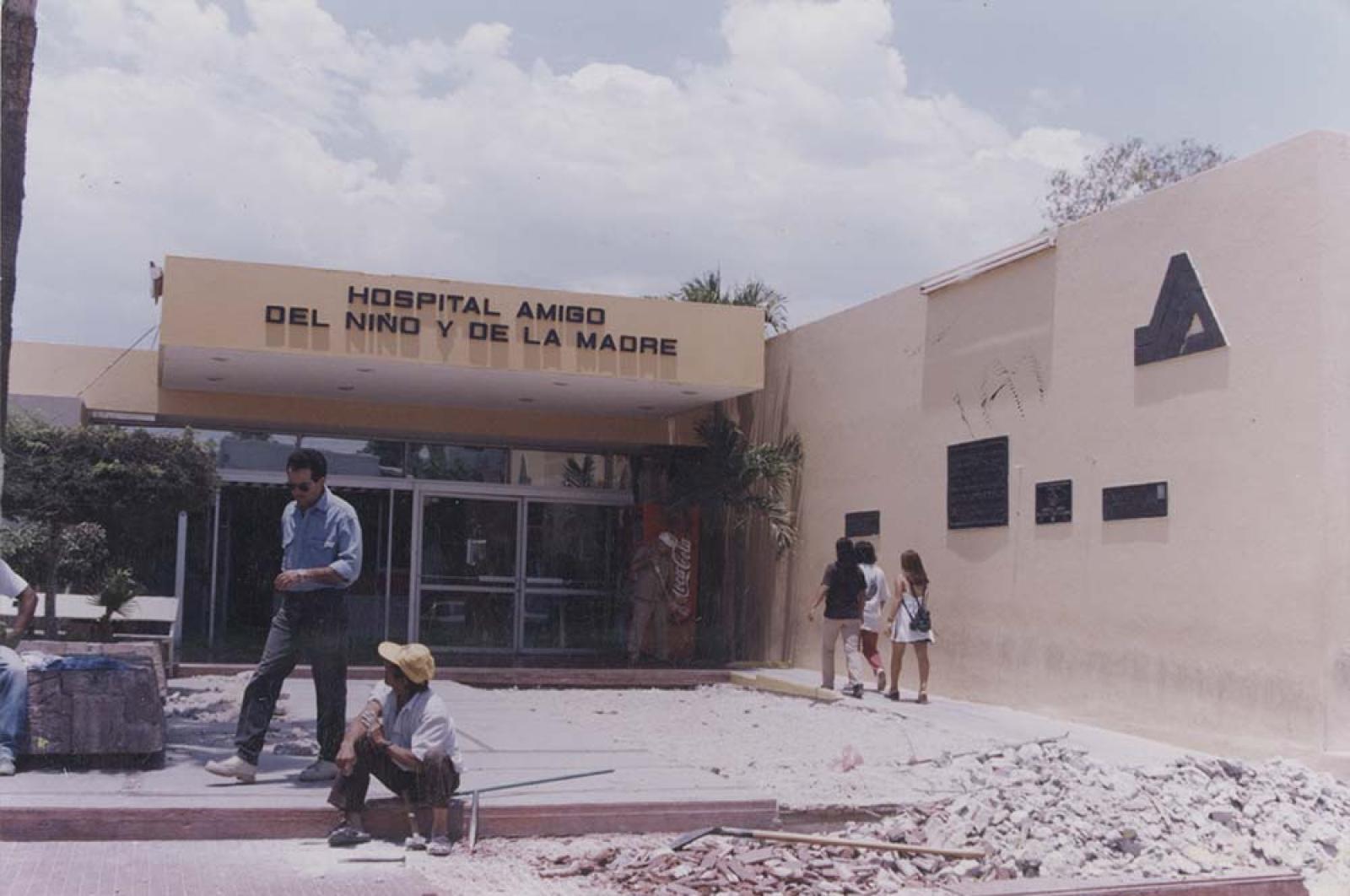 Hospital Amigo del Niño y la Madre, en obra de remodelación.