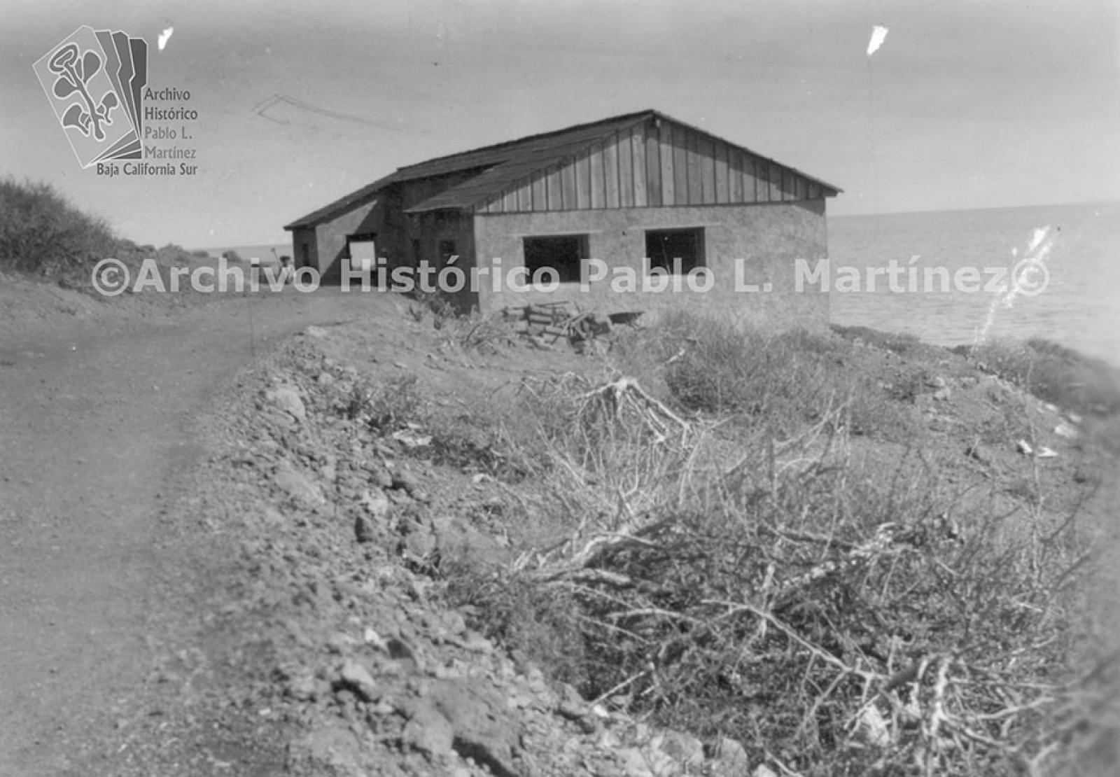 Hospital construido en el mineral de Pilares y Gavilanes, Mulegé, Baja California.