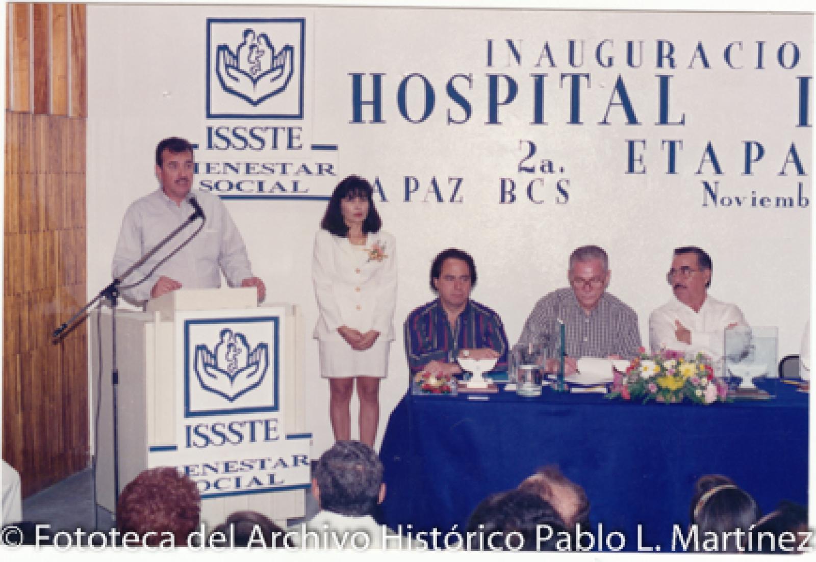 Hospital ISSSTE, inauguración.