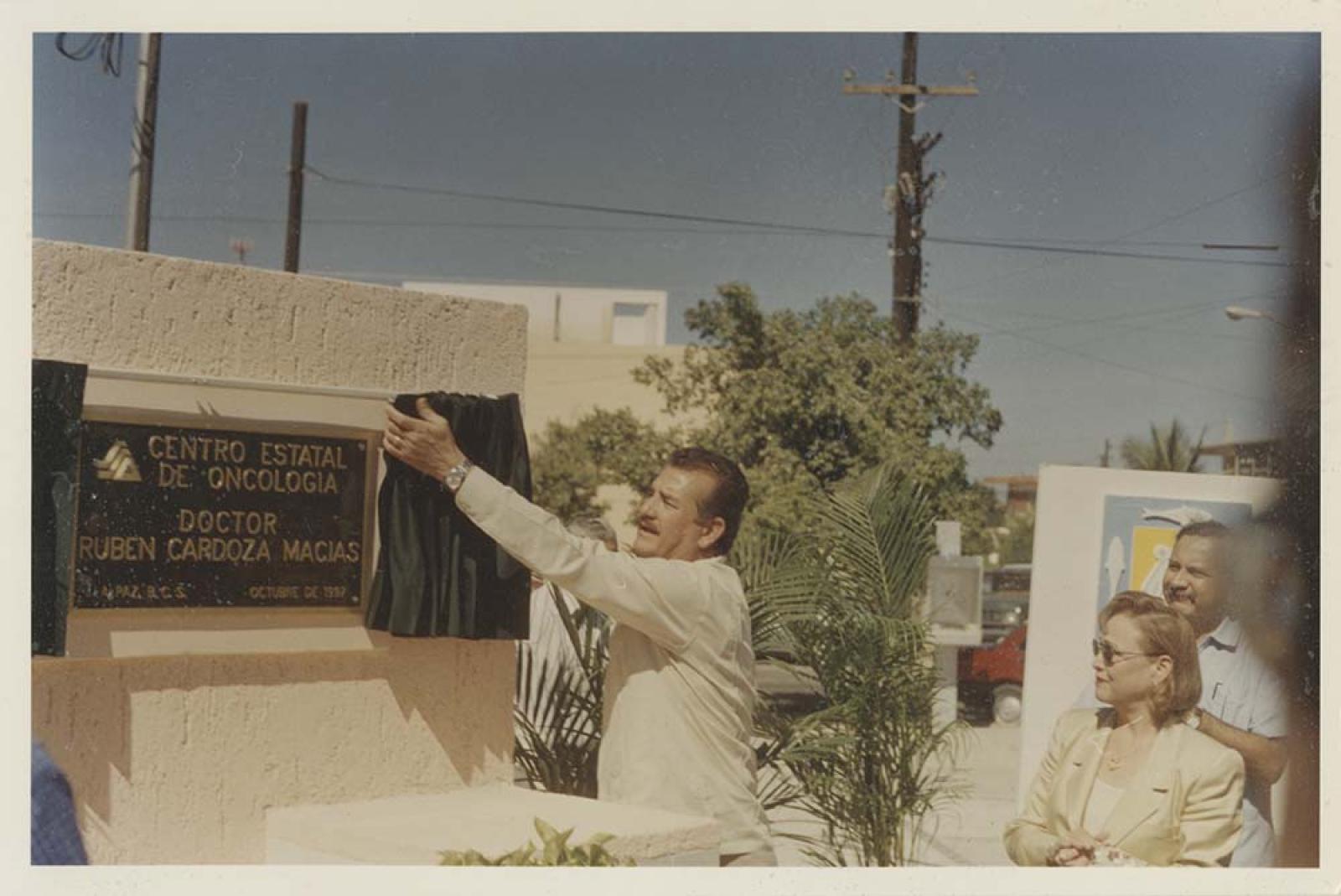 Inauguración, Centro Estatal de Oncología, La Paz, Baja California Sur.