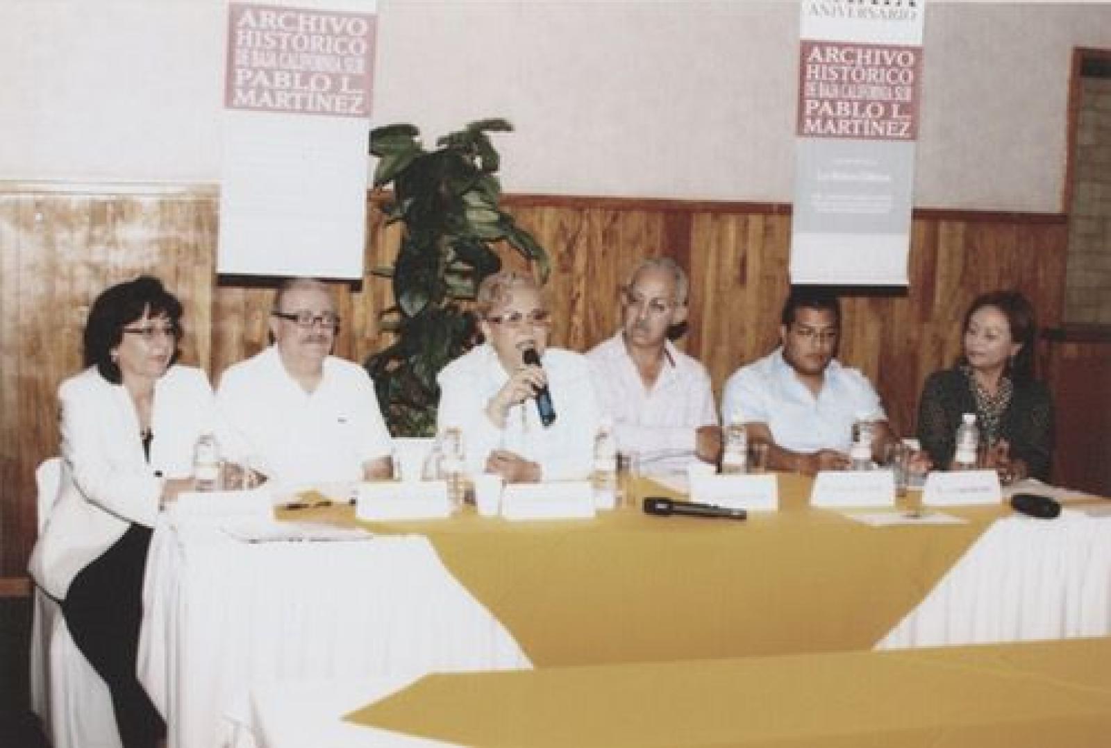 Inauguración de la Reunión de Archivos del Gobierno del estado de Baja California Sur, en el marco del XXXIX aniversario del Archivo Histórico Pablo L. Martínez.