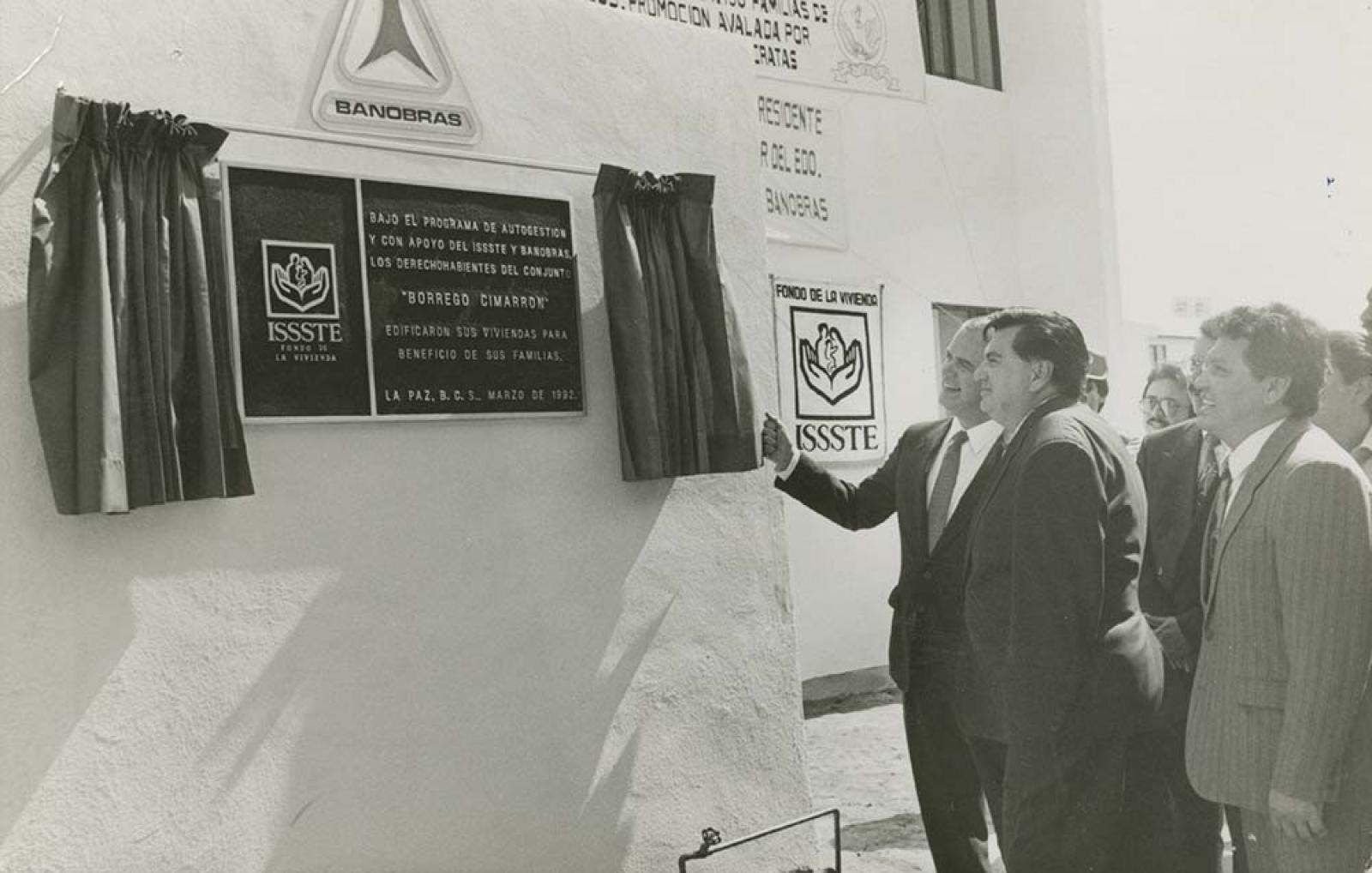 Inauguración del conjunto habitacional Borrego Cimarrón.