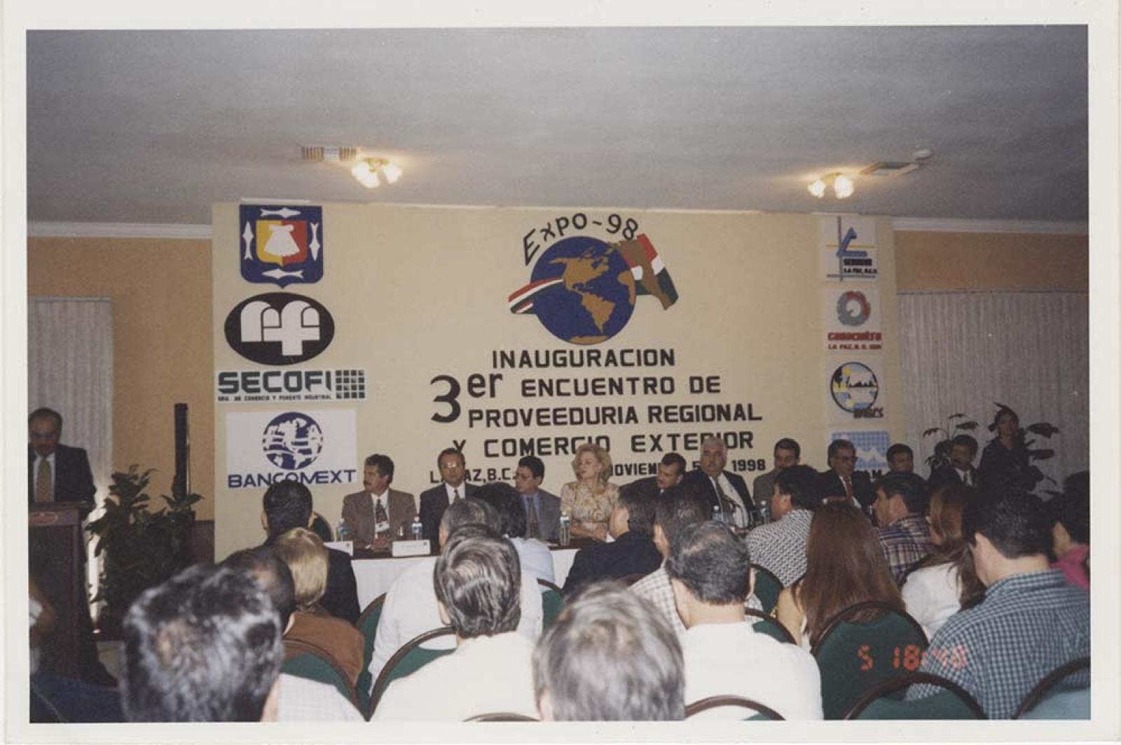 Inauguración del encuentro de Proveeduría Regional y Comercio Exterior.