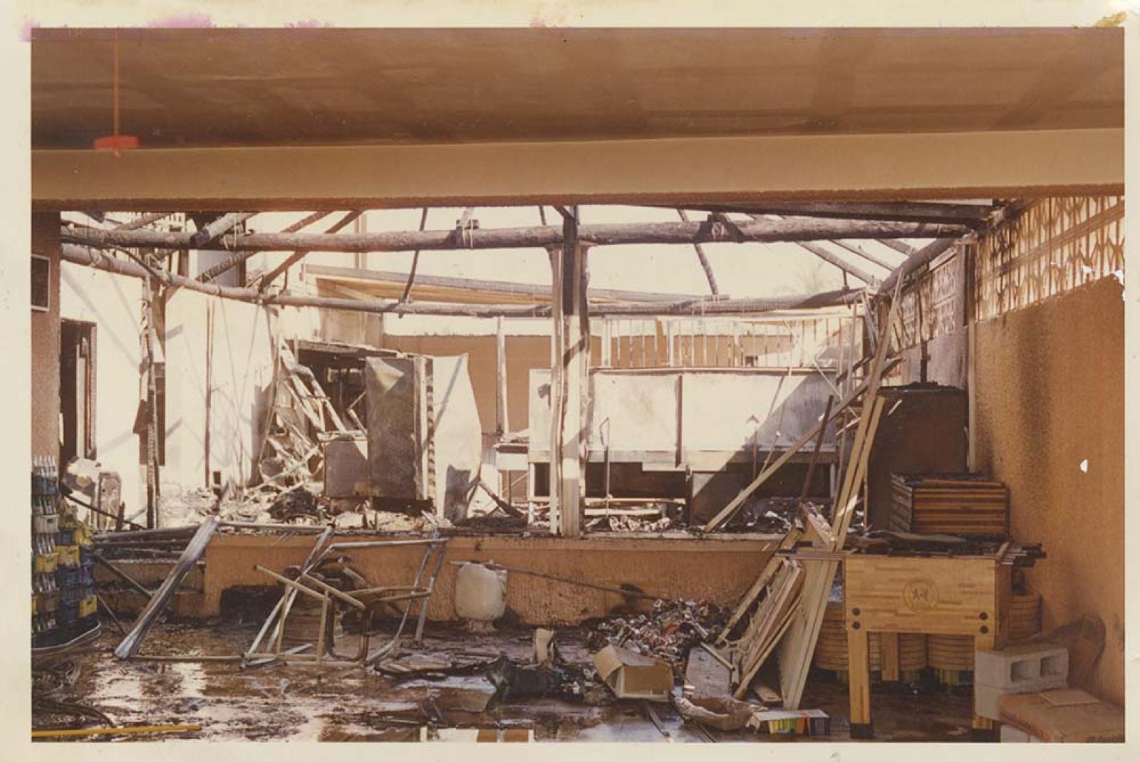 Incendio del Bar Scorpio´s.