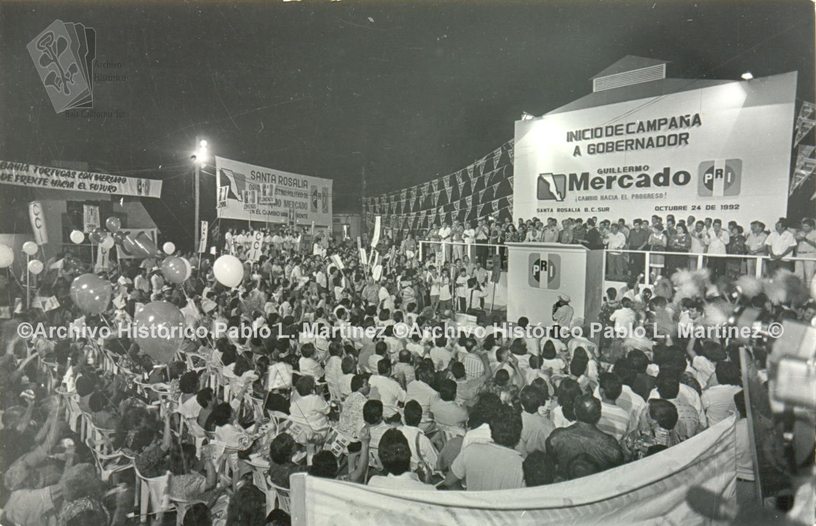 Inicio de campaña para gobernador de Guillermo Mercado Romero