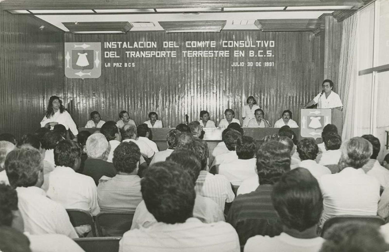 Instalación del Comité Consultivo del Transporte Terrestre.