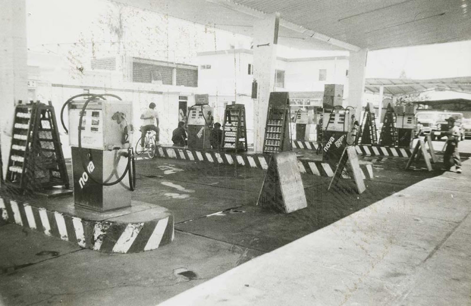 Instalaciones de gasolinera.