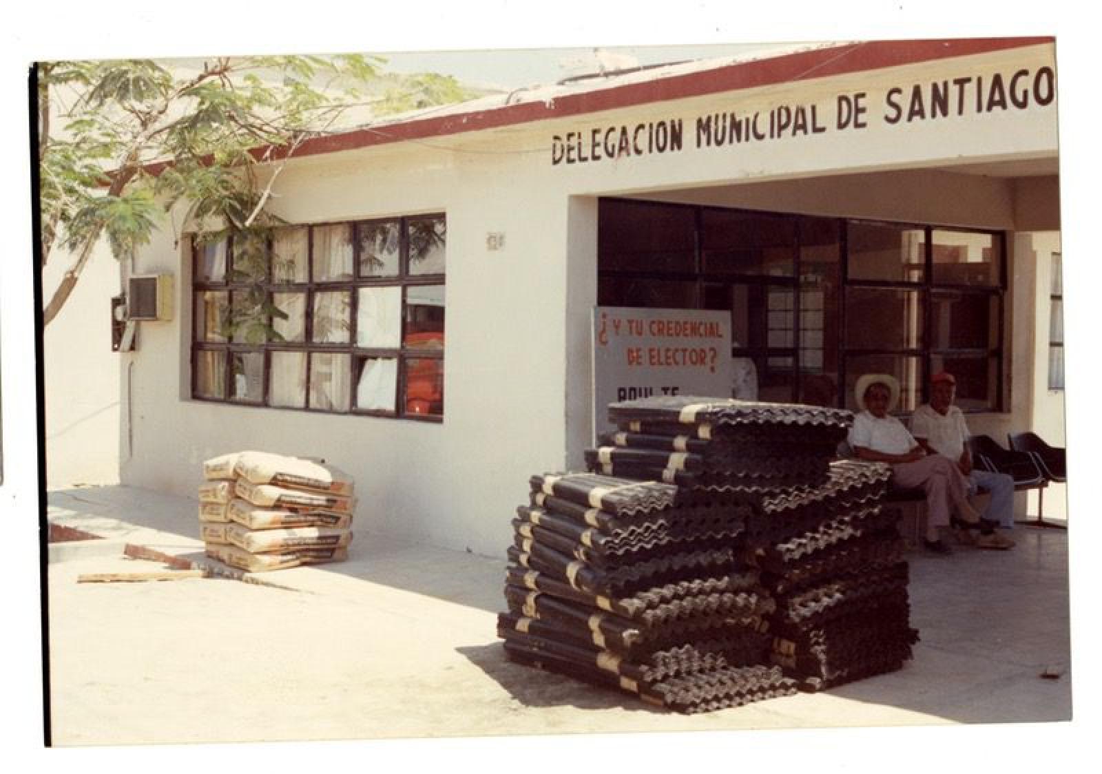 Instalaciones de la Delegación Municipal de Santiago, Baja California Sur.