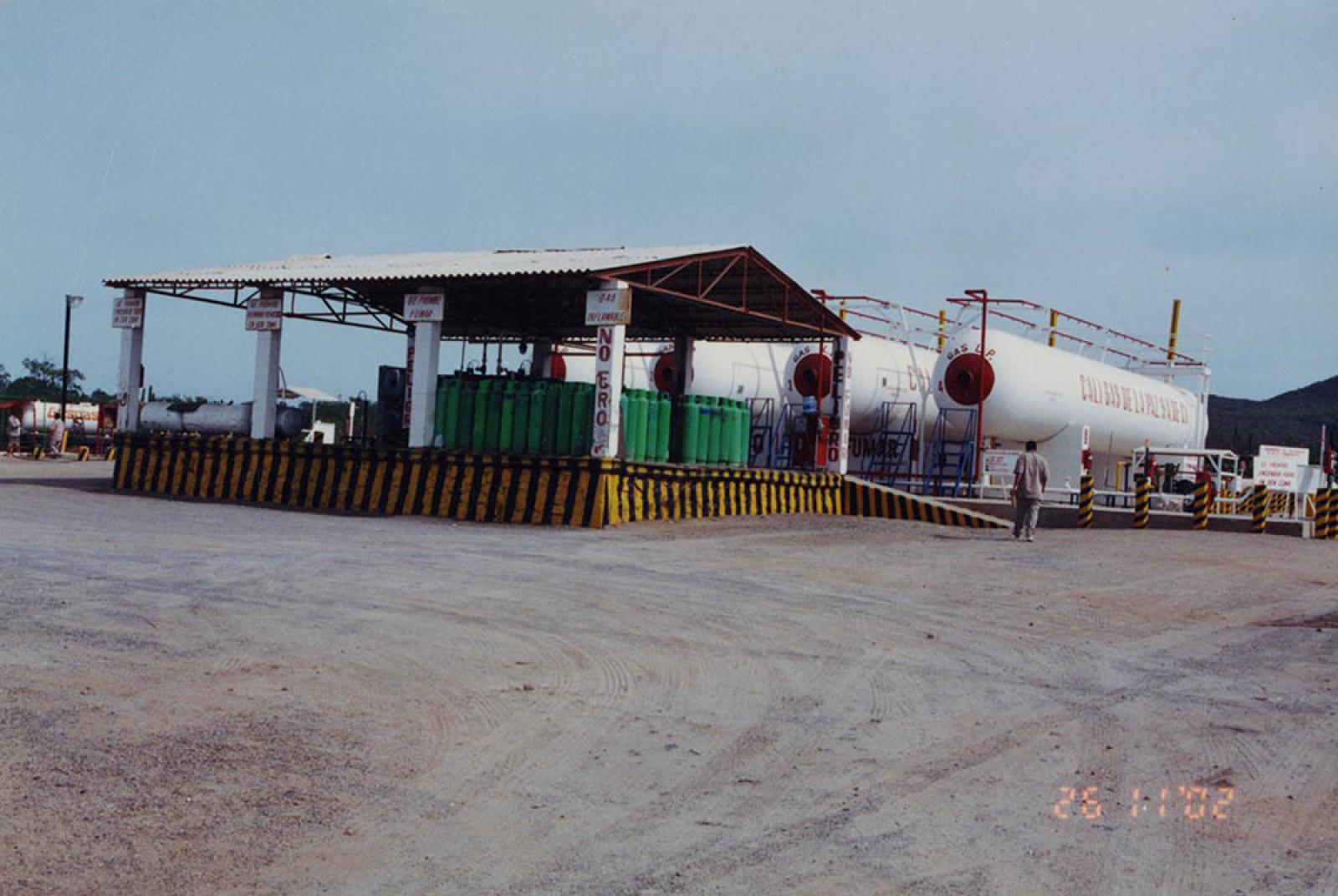 Instalaciones del Cali gas de La Paz, Baja California Sur.