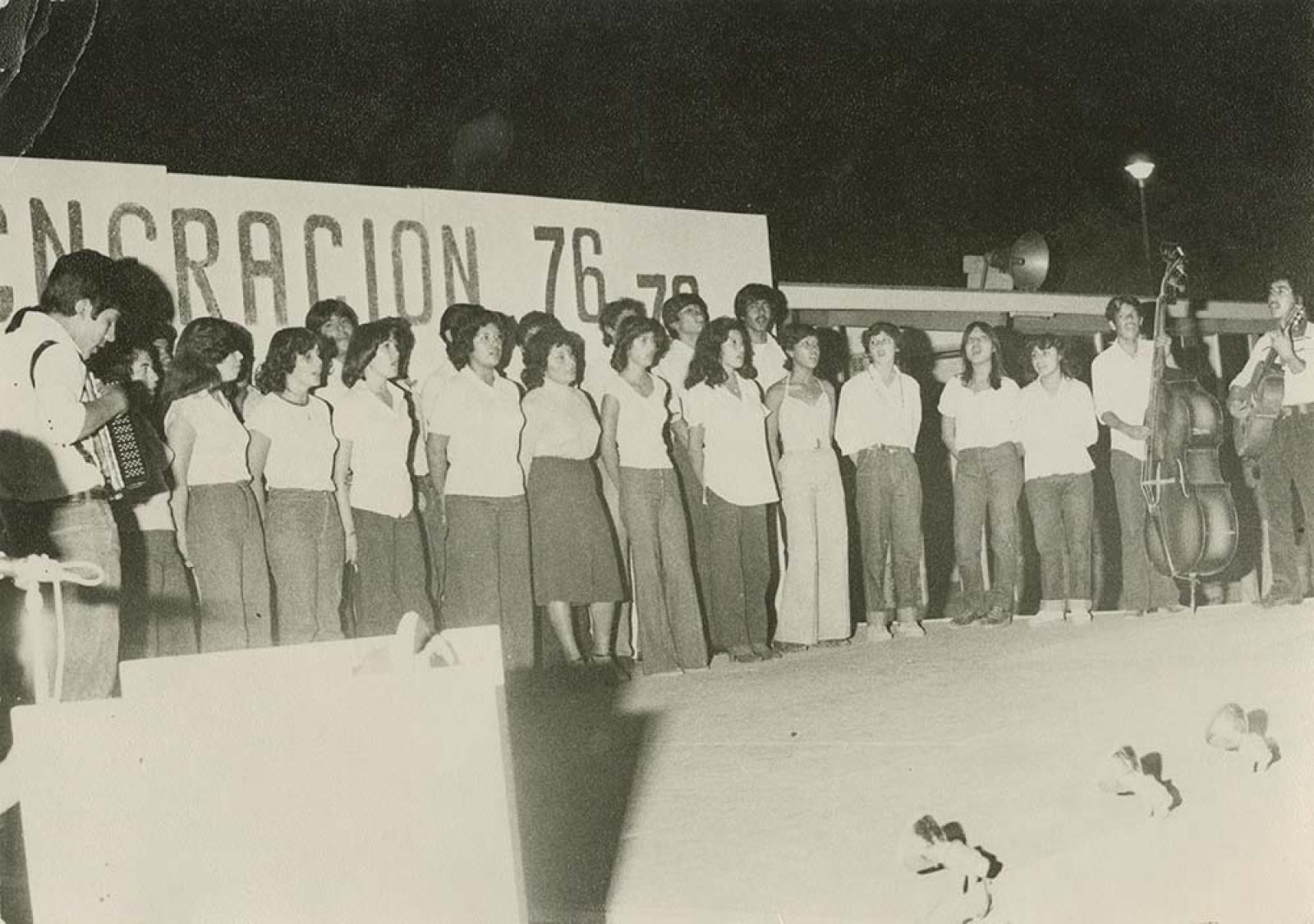 “Integrantes” de grupo musical.