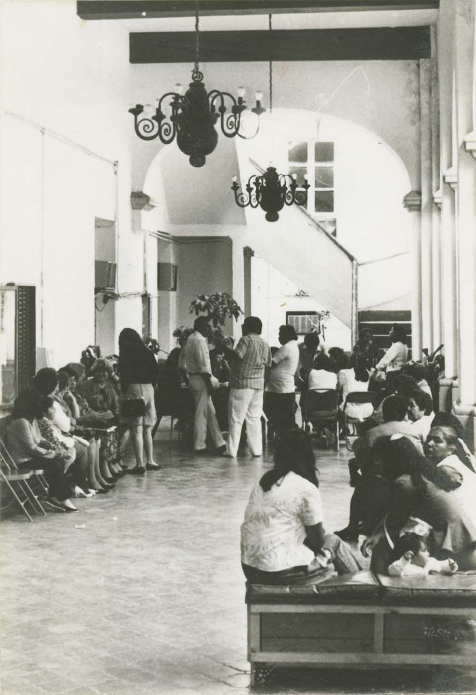 Interior del antiguo Palacio de Gobierno.