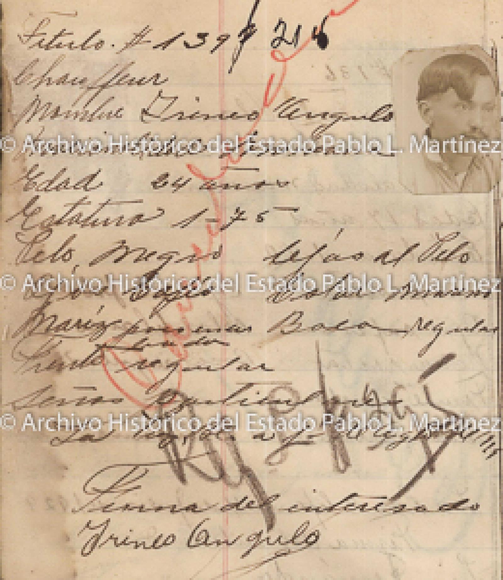 "Irineo Angúlo", retrato.