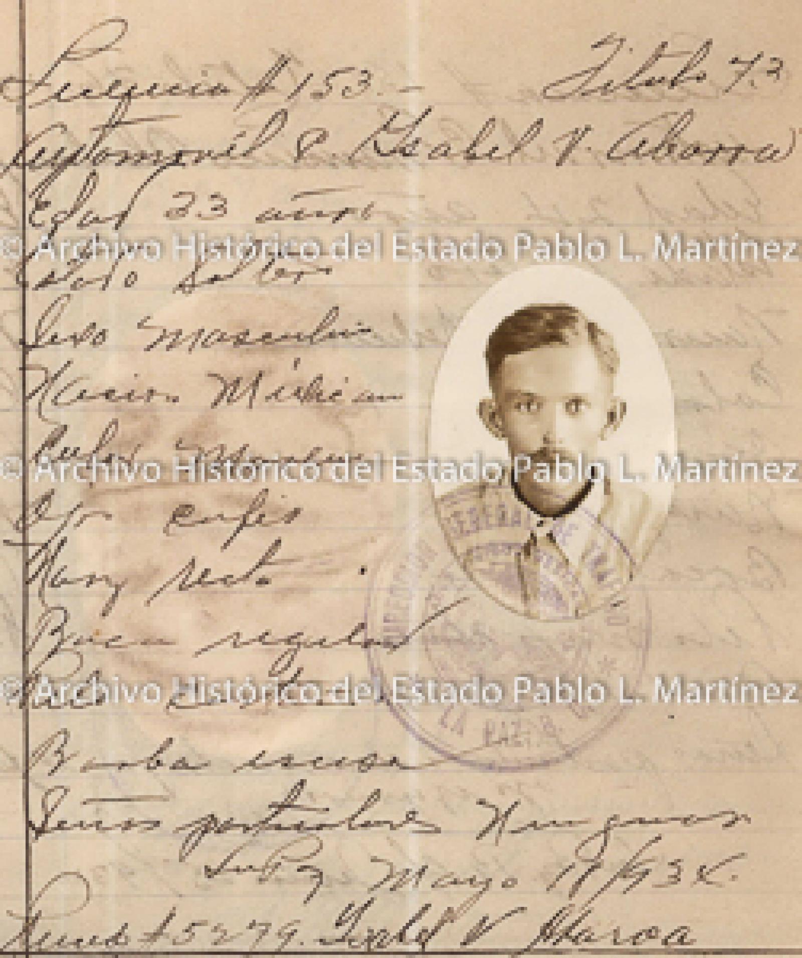"Isabel V. Abaroa", retrato.